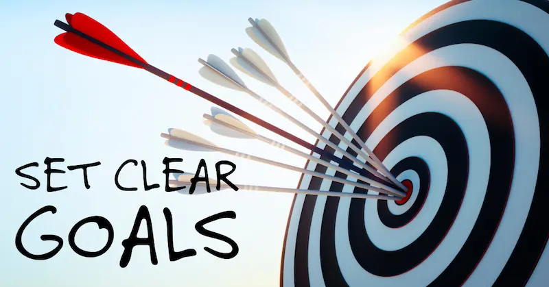 start with clear goals